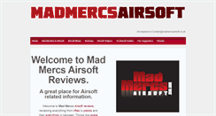 Desktop Screenshot of madmercsairsoft.co.uk
